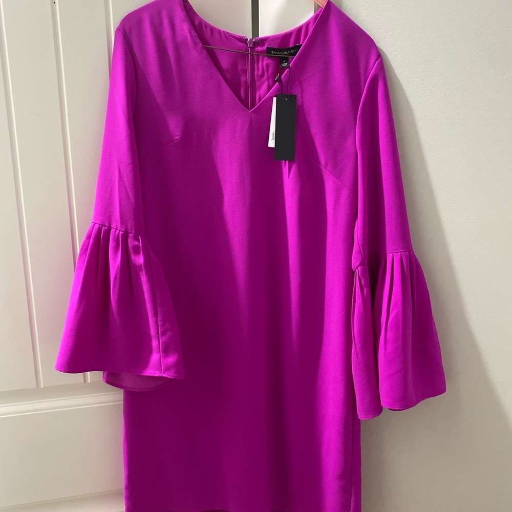 NWT Banana Republic fuchsia dress